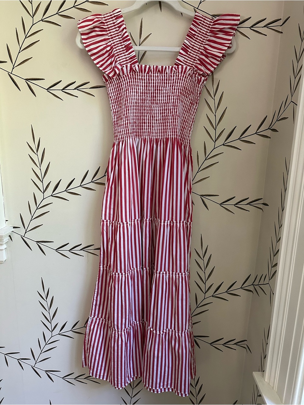 Like New Hill House Ellie Nap dress. Red Stripe. XS. EUC - Picture 6 of 6